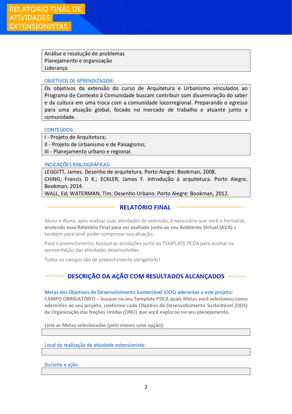 Projeto De Extens O I Arquitetura E Urbanismo Colaborar Ava Portf Lio