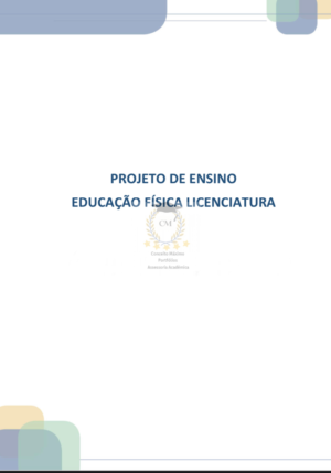 projeto de ensino educação física unopar anhanguera