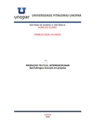 portfólio interdisciplinar unopar