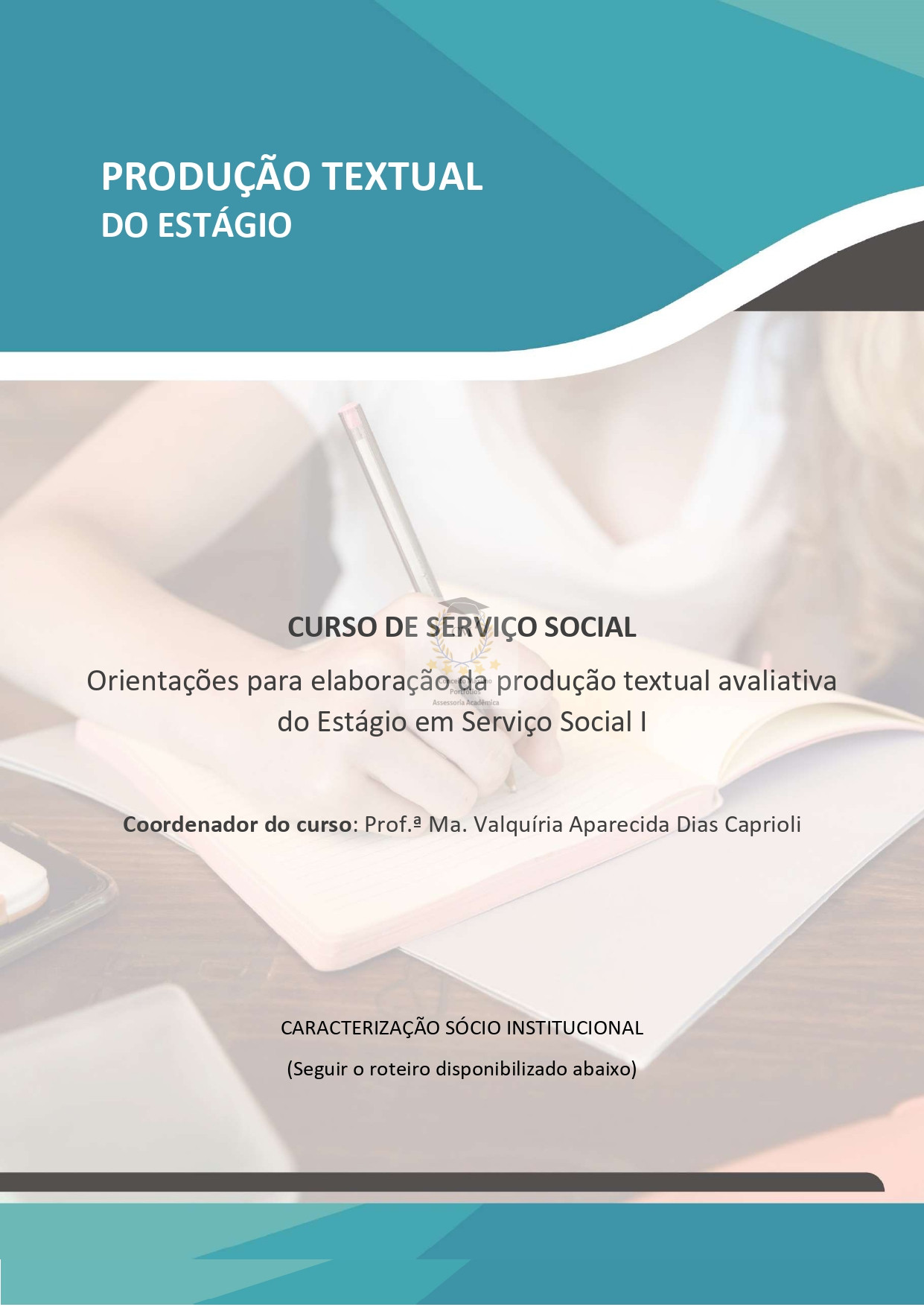 Estágio Em Serviço Social I Caracterização Sócio Institucional