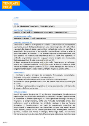 projeto de extensão terapias integrativas e complementares