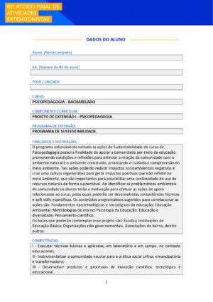 projeto de extensão i psicopedagogia