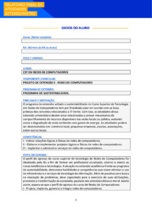 projeto de extensão ii redes de computadores