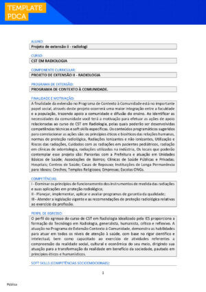 projeto de extensão ii radiologia