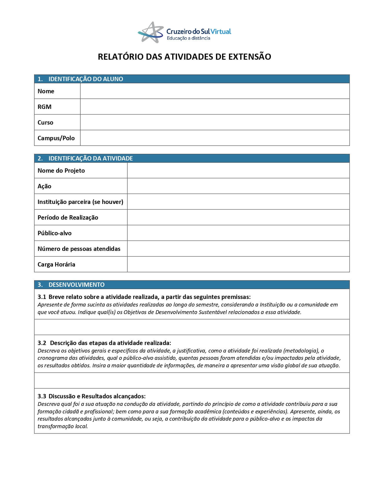 atividades de extensão cruzeiro do sul