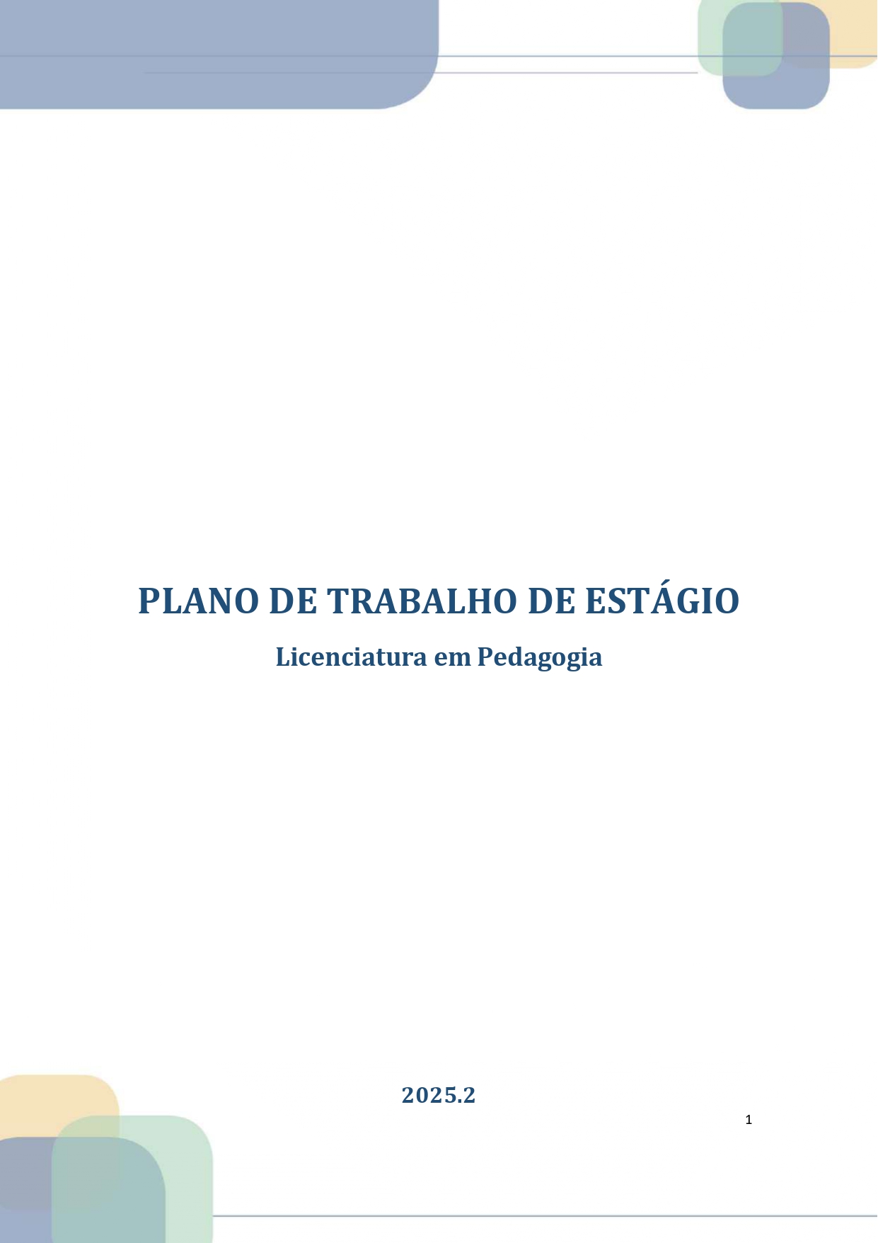 estágio supervisionado de intervenção na educação infantil