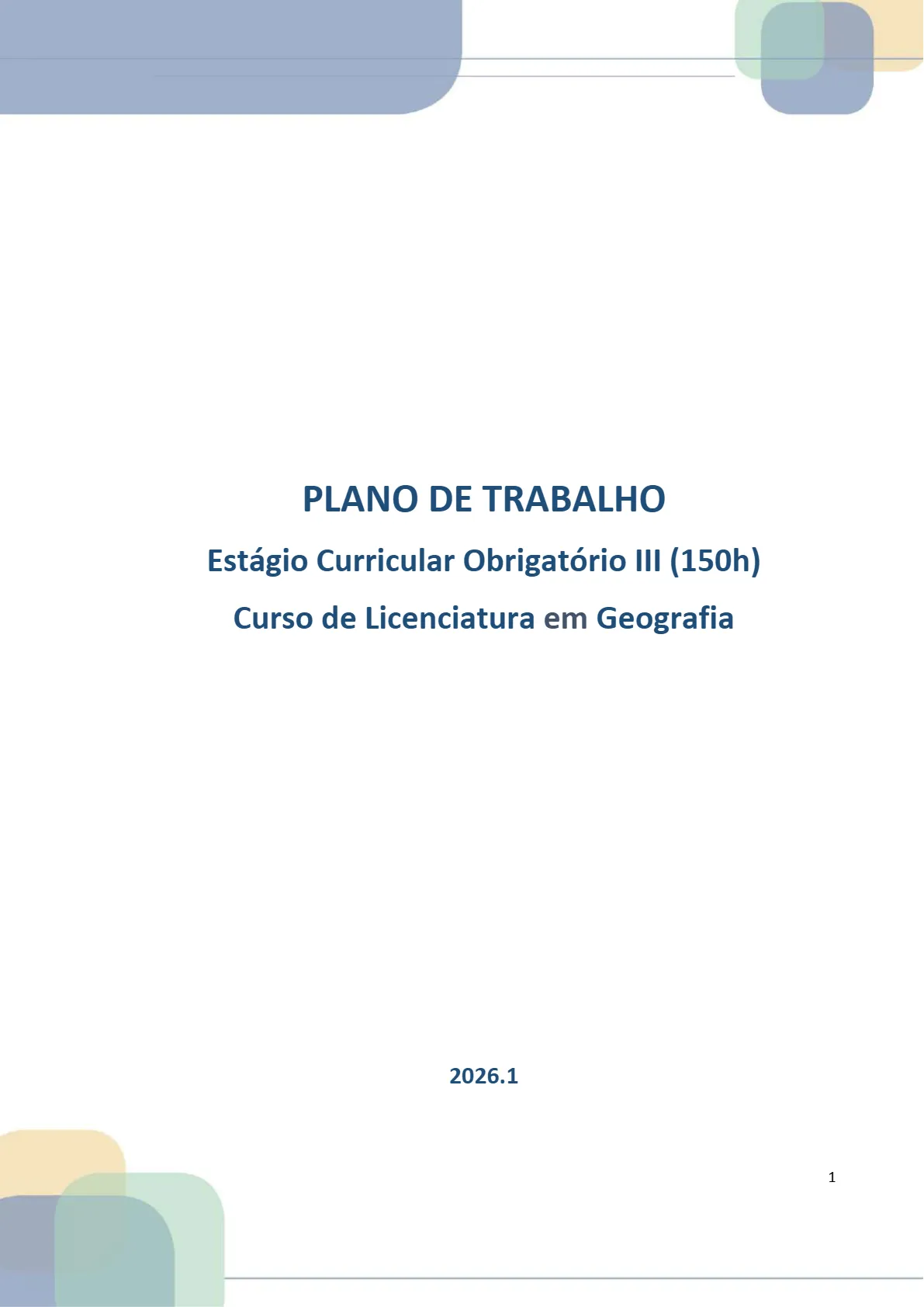 estágio iii geografia (ensino médio)